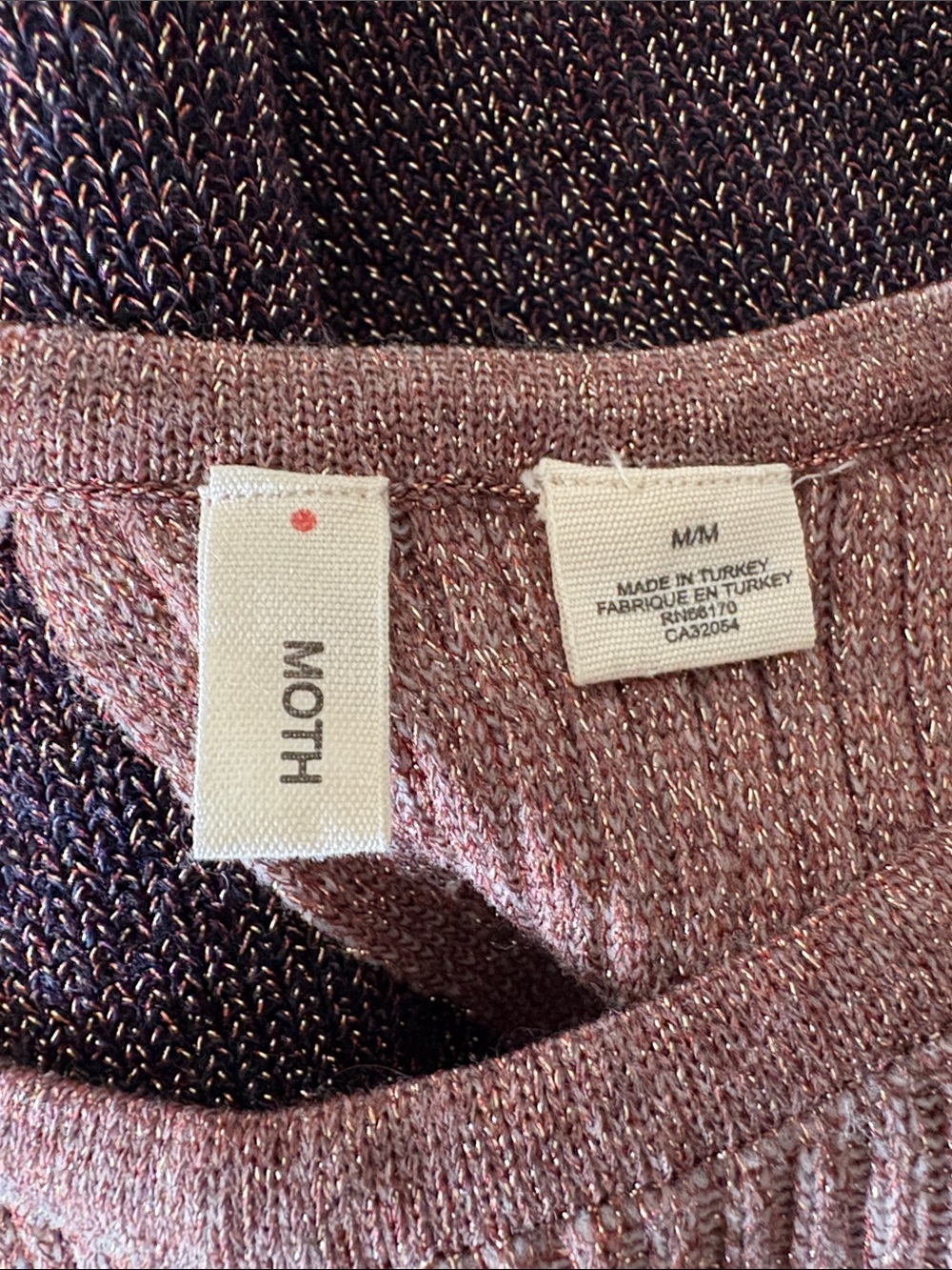 Moth Sparkly Sweater Tank - Picture 3 of 3